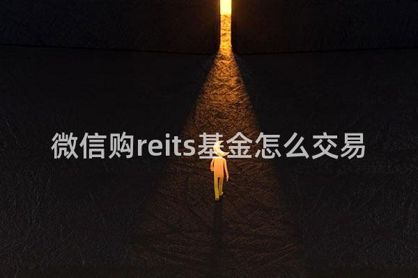 微信购reits基金怎么交易