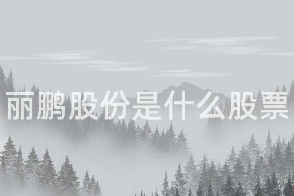 丽鹏股份是什么股票