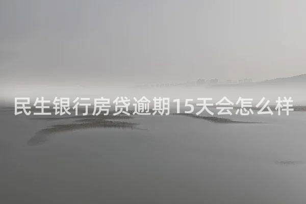 民生银行房贷逾期15天会怎么样