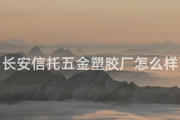 长安信托五金塑胶厂怎么样