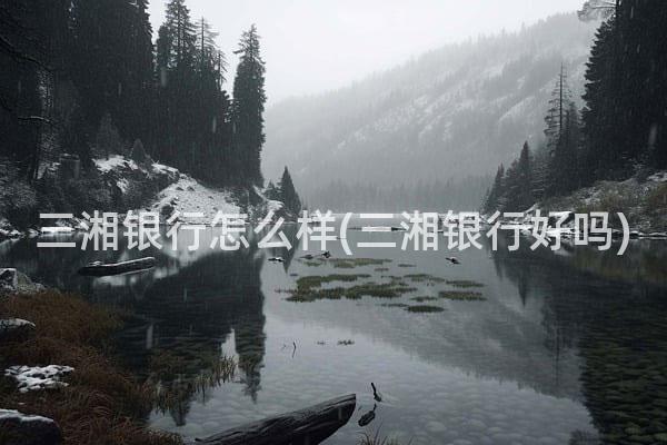 三湘银行怎么样(三湘银行好吗)